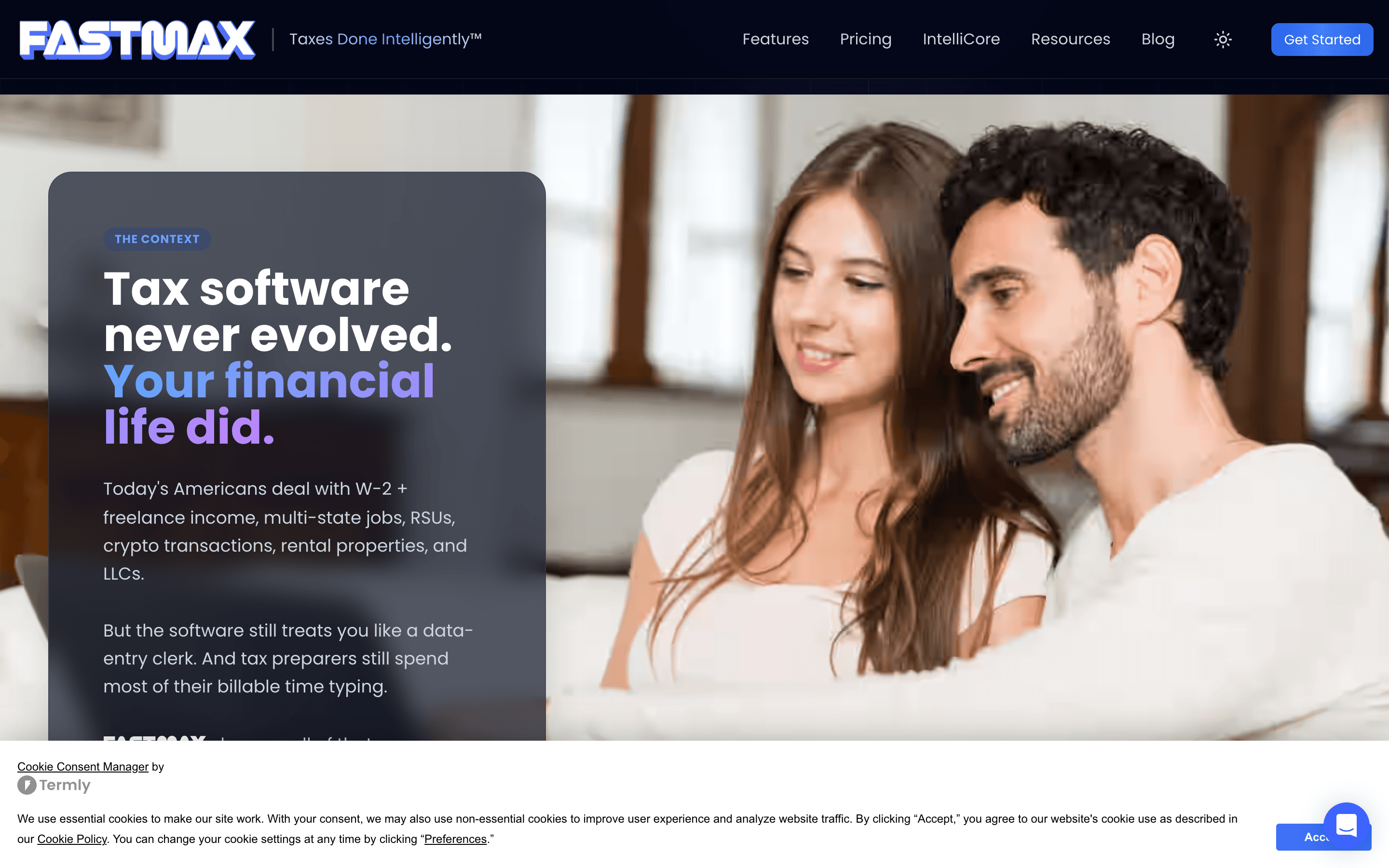 The context: tax software never evolved, your financial life did