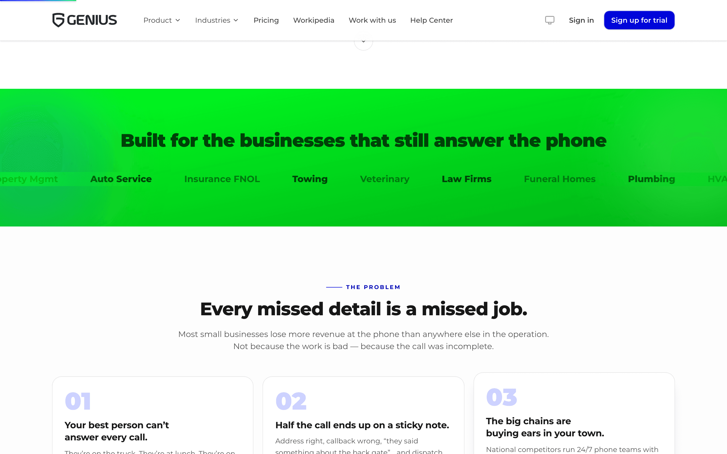 Built for the businesses that still answer the phone